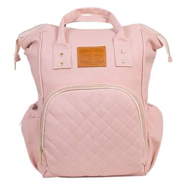 Imagem de Mochila Maternidade Matelassê Baby Essence Rosé
