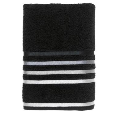 Imagem de Toalha Banhão Karsten Preta Fio Penteado 86cm x 1,50m