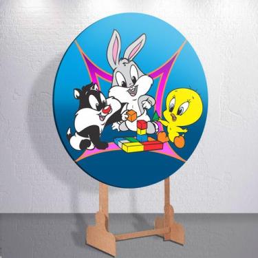 Imagem de Decoração de festa infantil com capa painel desenhos em tamanhos mini 