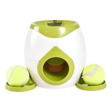 Imagem de Porta-Ração com Jogo Interativo para Cães | Alimentador Inteligente + Brinquedo Educativo (Verde)