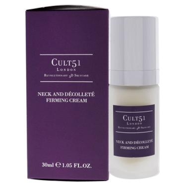 Imagem de Creme firmador para cuidados com a pele, pescoço e decote Cult51, 30 ml, unissex