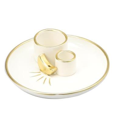 Imagem de Queimador e suporte de incenso de cerâmica multifuncional – Bandeja de aroma versátil para Palo Santo, palitos de sálvia – Feng Shui Home Office Zen Decor & Meditação