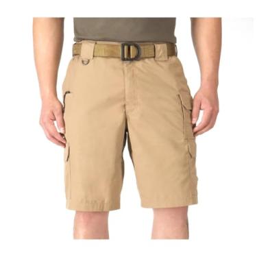 Imagem de 5.11 Short masculino Tactical Taclite Pro 28 cm Ripstop, cintura ajustável, estilo 73308ABR, coiote, masculino 38 regular