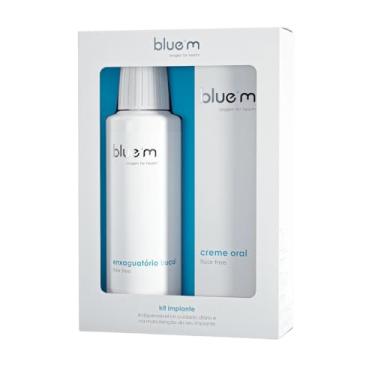 Imagem de Kit Implante Dental com Creme Dental 75ml e Enxaguatório Bucal 500ml para Cuidados Pós-Cirúrgicos e Manutenção de Implantes