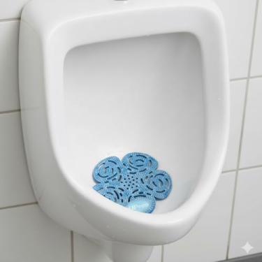 Imagem de Tela Perfumada para Mictório Marine UPPRO – Antirrespingo Durável – Neutraliza Odores – Alta Higiene – Ideal para Banheiros Comerciais e Públicos