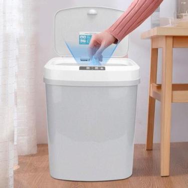 Imagem de Lixeira Automática 16L Com Sensor Inteligente Usb - Relet