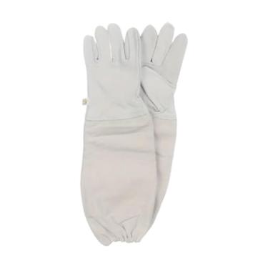 Imagem de RNXRZANK Luvas de Apicultura com Mangas, 1 Par, Profissionais, Ferramentas de Apicultura com Punhos Elásticos, Luvas Anti-abelhas para Apicultores.