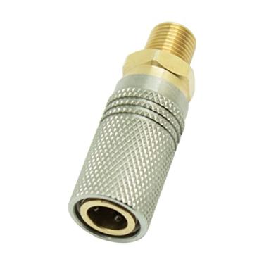 Imagem de TUXING 4500Psi PCP Paintball 1/20.3 cm NPT Acoplador Rosca Macho HPA CO2 Air Tank Refil Conector de Desconexão Rápida Adaptador de Liberação Rápida Encaixe 1 peça