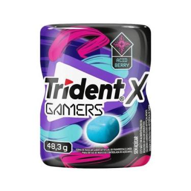 Imagem de Chiclete Trident Acid Garrafa 48g - Caixa com 6 Unidades