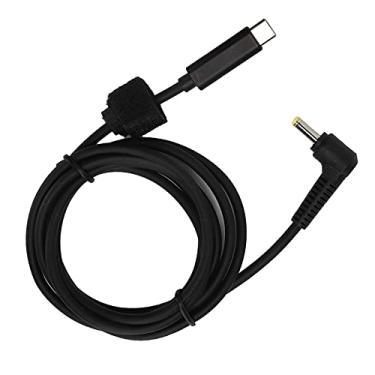 Imagem de SUNGOOYUE Cabo JD0107 Tipo C para DC, Carregamento Rápido de 65 W, Cabo de Alimentação de Cobre PVC de 1,5 M, Saída de Cotovelo de 4,0 X 1,7 Mm, Compatível Com Laptops