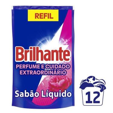 Imagem de Lava-Roupas Líquido Brilhante Perfume e Cuidado Extraordinário Sachê 9
