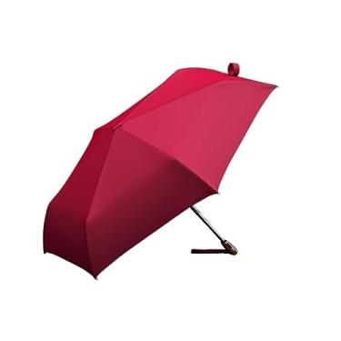 Imagem de Guarda-chuva automático guarda-chuva de chuva leve viagem protetor solar guarda-chuva dobrável portátil