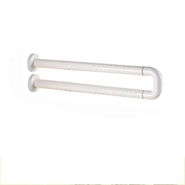 Imagem de Barra de apoio corrimão de segurança de acessibilidade antiderrapante dispositivo de corrimão de banheiro trilho de segurança de banheiro com mulheres grávidas deficientes