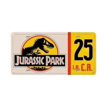 Imagem de Placa De Metal Vintage Jurassic Park Para Decoração De Clubes, Bares, 