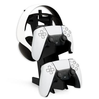 Imagem de Suporte Porta Controle Videogame Gamer Para Ps4 Xbox Preto - JKVERAS