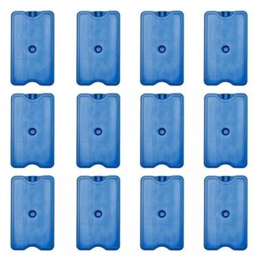 Imagem de 12 Placa Gelox Gelo Artificial Reutilizavel Bolsa Térmica Cooler 500ml