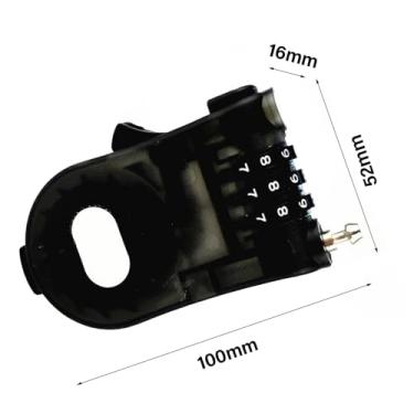 Imagem de Yinhing Cadeado de Combinação de Mala de Liga de Zinco Cadeado Com Senha de Bagagem Com Medidor de Corda de Fio Trava de Segurança de Viagem Trava de Bagagem Portátil para Malas, Bolsas, Mochilas e