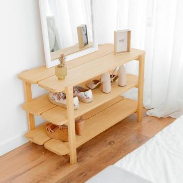 Imagem de Sapateira Laguna 3 Prat 52,6a X 90l X 42p Em Madeira Cor Mel