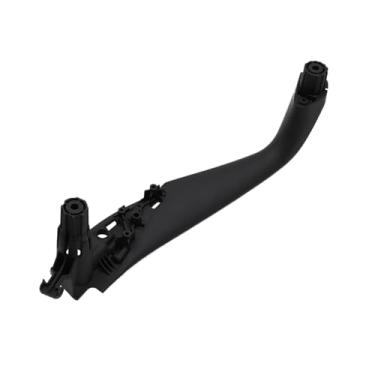 Imagem de Capa de acabamento da maçaneta interna da porta dianteira e traseira esquerda e direita, compatível com BMW Série 5 M5 G30 G31 F90 2017 2018 2019 2020 2021 51417438521(Black Front Left)