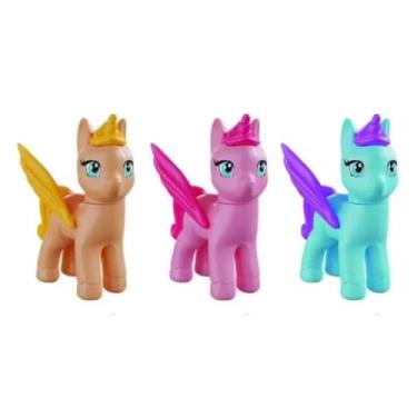 Imagem de Casinha Castelo de Princesa 160 ou 240 Peças de Montar com Bonecas e Acessórios (3 Minis Unicórnios)