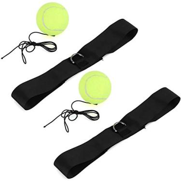 Imagem de KIMISS 2 Peças de Bola de Luta de Boxe Com Faixa de Cabeça - Equipamento de Treinamento de Reação de Velocidade para Boxe, MMA, Taekwondo e Artes Marciais, Melhora a Coordenação Olho-mão