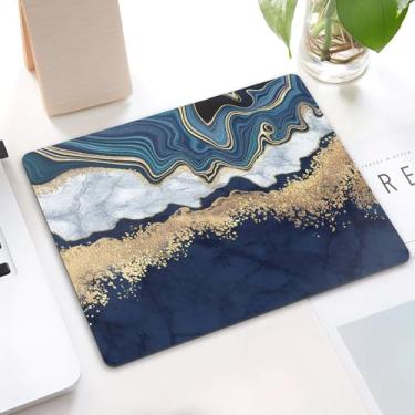 Imagem de Mouse pad base antiderrapante, base de proteção de mesa para escritório/casa/jogos/26 x 21 x 0,3 cm (ondas)