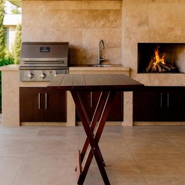 Imagem de Bistrô para bar Dobrável de Madeira Macia Ismalu, Imbuia