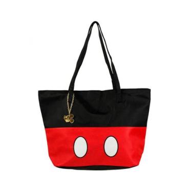 Imagem de Bolsa Pingente Dourado Mickey 32x16x46cm Disney