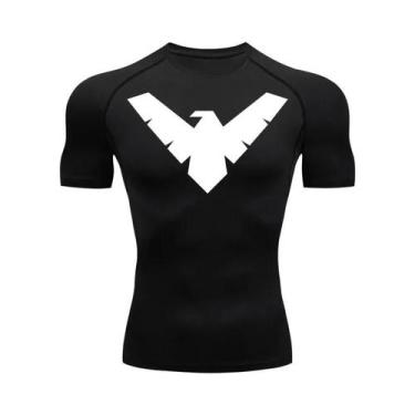 Imagem de Camiseta Masculina De Compressão De Secagem Rápida Com Estampa Para Ac