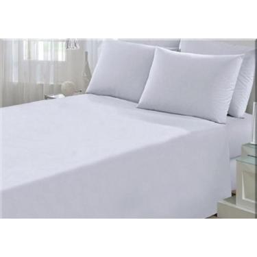 Imagem de Jogo De Lençol Casal Padrão 4 Peças Algodão Percal 150 Fios - Confecco