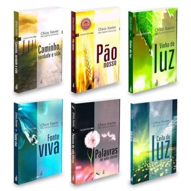 Imagem de Coleção Fonte Viva - Chico Xavier e Emanuel - 6 livros - FEB
