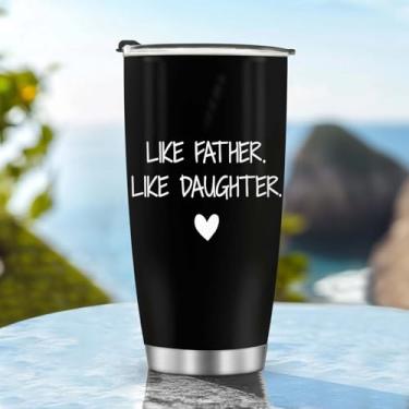 Imagem de Copos isolados Caneca Copo Reirement Pais Aniversário Presentes de Natal para Homens Pai Avô Viagem Essenciais Acessórios Essenciais Deve Ter Alça Gelada Fria 590 ml