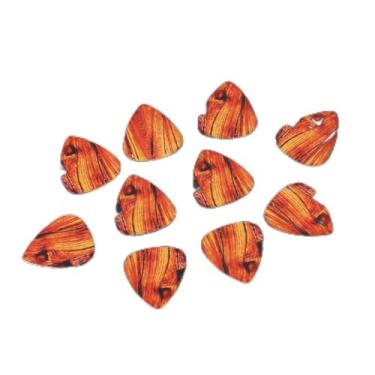 Imagem de Cryfokt Palheta de Guitarra de Plástico Forte e Durável, Palheta de Lágrima para Guitarra, Baixo, Ukelele, Conjunto de 10 Peças