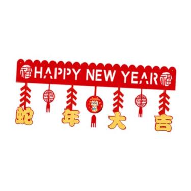 Imagem de predolo Guirlanda de Ano Chinês 2025, Decoração de Parede Ano Da Serpente, Festival Da Primavera para Casa, Natal, Quarto E Jardim, Style C