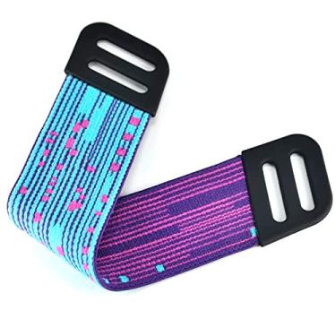 Imagem de defean G733 G335 G535 Capa de faixa de cabeça de tecido de malha de malha, instalação faça você mesmo, sem necessidade de ferramentas, compatível com fones de ouvido G733 G335 G535 (roxo/verde (H))