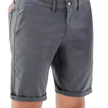Imagem de Bermuda Sarja Masculina Ogochi Essencial 003009015 Chumbo-Masculino