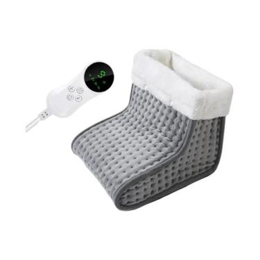 Imagem de Aquecedores De Pés Elétricos 26x28x22cm Almofada De Aquecimento Elétri