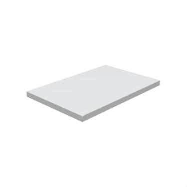 Imagem de Prateleira Branca 30x15 Com Suporte Invisível Mdf Branco Cozinha Quarto Banheiro Sala