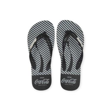 Imagem de Chinelo Coca-Cola Shoes Coastal Stripes Masculino Adulto Ref. CC4859-Masculino