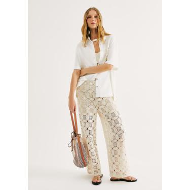 Imagem de Calça Feminina Reta Em Crochê-Feminino