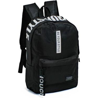 Imagem de Mochila Young Fashion Média Preta - TK Shopping
