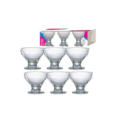 Imagem de Conjunto de Taças de Sobremesa Ruvolo Paradise em Vidro - 6 Peças