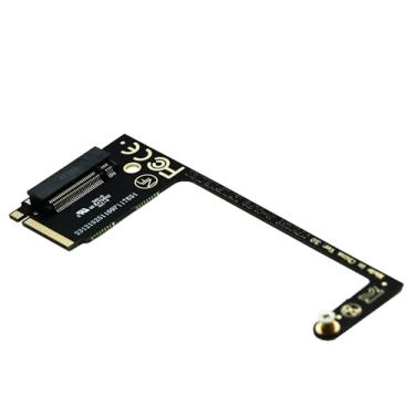 Imagem de Sintech Cartão adaptador M.2 nVME 2230 a 2280 PCIe 4.0, compatível com MSI Claw7 Claw8 Gaming Handheld para armazenamento de atualização (preto)