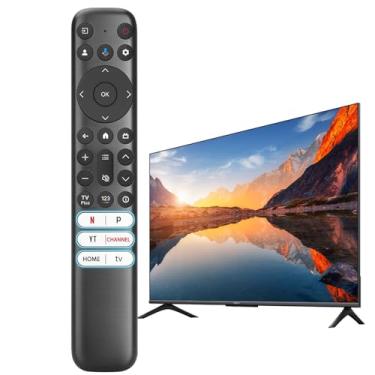 Imagem de Compatível com TCL Remote RC813, controle remoto universal de TV para todas as Smart TVs TCL Google 4K FHD UHD HDR LED QM8/QM7/S5/S4/S3/Q7/Q6/Q5 Series, 6 botões de atalho, sem necessidade de