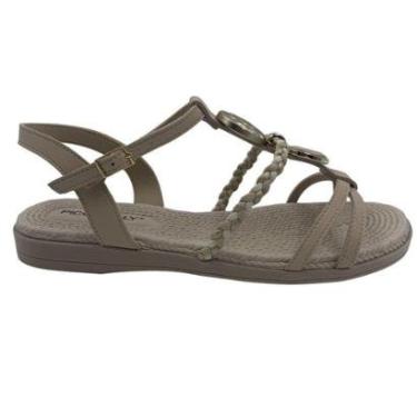 Imagem de Sandália Rasteira Conforto Piccadilly Nude 513040 - Marfim 40-Feminino