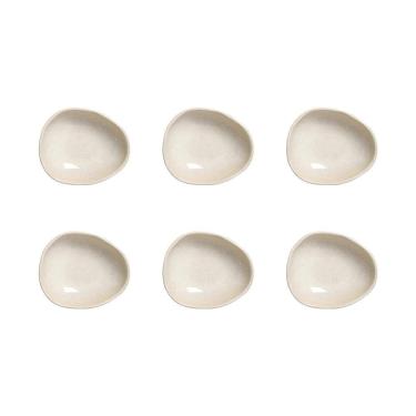 Imagem de Conjunto De Cumbucas Oval Latte 265ml 6 Peças Porto Brasil Off White