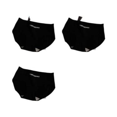 Imagem de Conjunto De 3 Calcinhas De Algodão Sem Costura Para Mulheres Em Tamanh