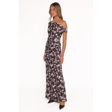 Imagem de Petal & Pup Vestido feminino Zafira-midi-marrom creme-floral, Marrom creme floral, GG
