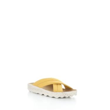 Imagem de Asportuguesas Sandália feminina sem cadarço CURR280ASP com tira cruzada, Pôr do sol, 35