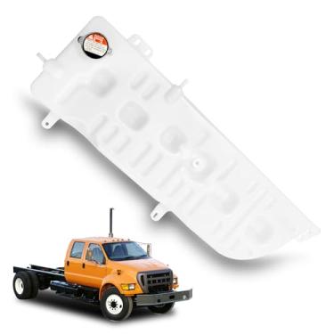 Imagem de BZYOUYI F81Z-8A080-AA Tanque de Reservatório de Refrigerante de Transbordamento do Radiador Compatível com Ford Truck F650 F750 2000-2003, F12000 F14000 F16000 1998-2005 Substituto # F81Z8A080AA F81A